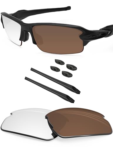 Image of BLAZERBUCK Replacement Lenses & Sock Kit for Oakley Flak 2.0 OO9295 Sunglasses