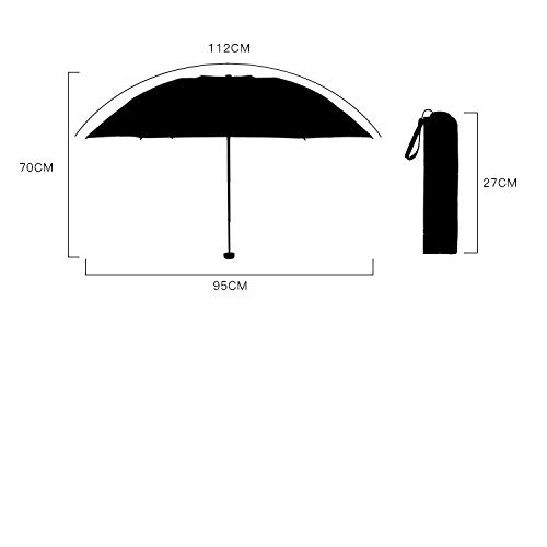 Preisvergleich Produktbild mnbvrtdd Regenschirm Illustration Regenschirm Handbemalt Anti-Uv-Regenschirm Regenschirm Regenschirm DREI Sonnenschirm A1081
