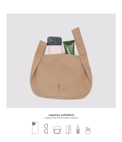 Bolso de mano pequeño de cuero sintético para mujer miniatura 6