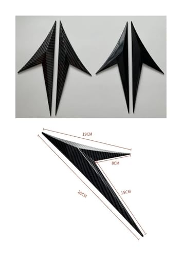 Guardabarros con ventilación decorativa negra para optimizar el diseño visual de tu Toyota 4