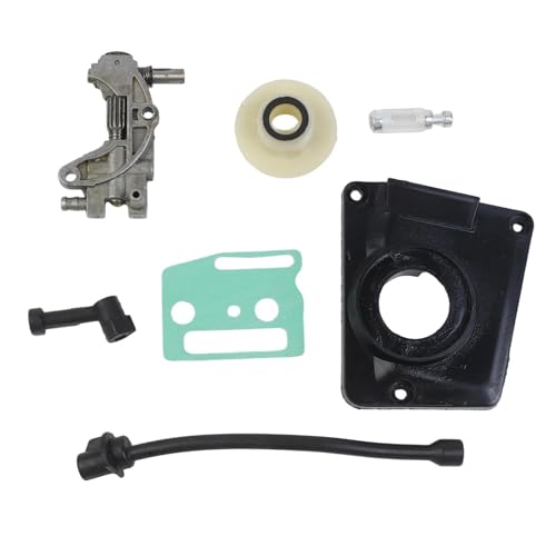 Bomba de aceite de motosierra 58cc para reparar la lubricación del espadín kit 7pzs