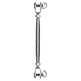 AB Tools Rigging Screw 6mm Jaw to Jaw Turnbuckle Straining Marine Grade 316 Stainless