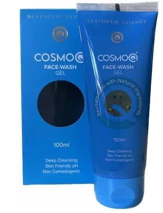 Image of Cosmo Q Face Wash Gel, Deep Cleansing, Non-Comedogenic (100 ml)