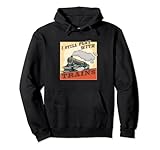 Train Locomotive & Model Railroad Play With Trains Pullover Hoodie