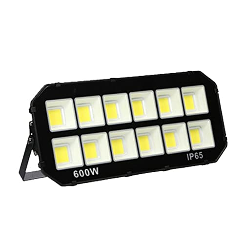 Foco LED 50W 600W | Luz de seguridad impermeable para exteriores para campos deportivos, jardines y garajes | Foco blanco frío de 6000 K de bajo consumo