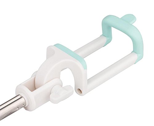Teal Extendable Selfie Pole For Android And Ios Smart Phones, Selfie Stick Needs No Battery, No Wifi, No Bluetooth, Save Phone Battery Power Compatible Samsung Galaxy Core Prime/Prevail 4G Lte #TOP3
