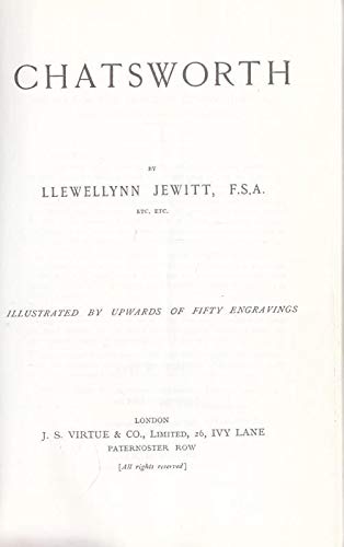 Chatsworth 1873775016 Book Cover