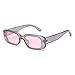 Produktbild Sonnenbrille Klassische Quadratische Sonnenbrille Für Frauen Retro Fashion Sonnenbrille Protect Rectangle Frame Eyewear-C6_Pink