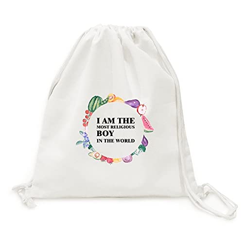 Sac en tissu pliable au marché pour fruits frais et légumes de saison Beauty Gift religieux