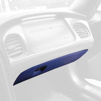 RedlineGoods Lower Dash Covers Compatible with Chevrolet Corvette C5 1997-04. Tailor Made - not Universal. Genuine top-Grade Italian Tan Leather with Black Thread
