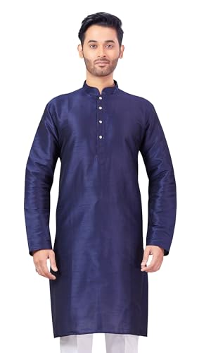 Image of Studio Shringaar Men's Cotton Relaxed Fit Straight Kurta