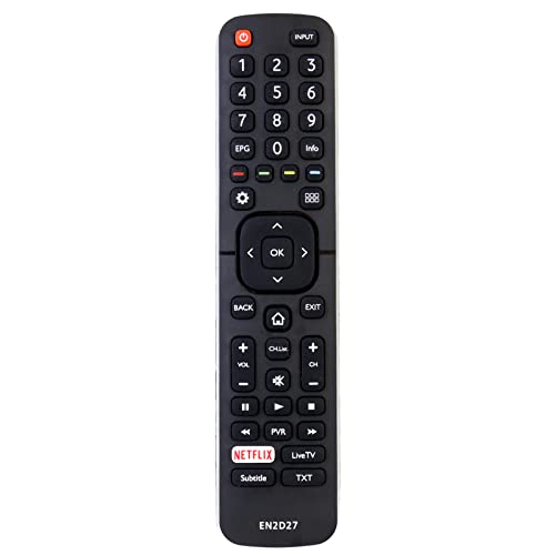 EN2D27 Replacement Remote Control Fit for Hisense Smart TV, black