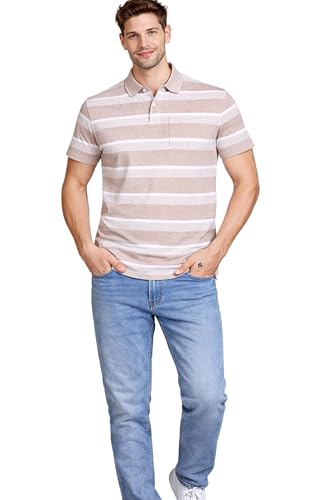 Image of SANE ORIGINALS Half Sleeve Polo T-Shirt for Men with Pocket || Stripe Collar and Pocket T-Shirt for Men Half Sleeves