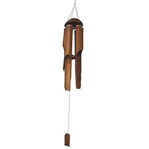 VIE Naturals Bamboe Windgong 50 cm Hoogte, Bruin