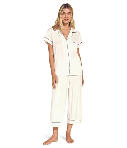 Image of Eberjey Gisele Short Sleeve and Cropped Pant PJ Set
