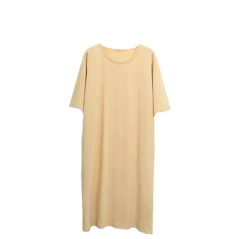 Robe longue de nuit ample en coton pour femme, le pyjama idéal contre la chaleur