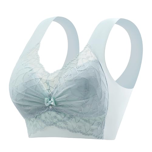 Cocila Sujetadores Mujer Sujetador De Encaje Hueco Sin Espalda Y Total con para Talla Grande Ancho Mastectomia Push Up Pack Aros Gran Capacidad Abertura Delantera Banda Pecho Senora Mayor