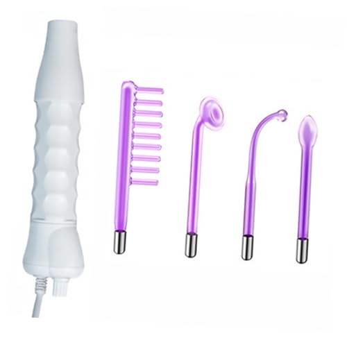 POPETPOP Dispositivo de Belleza de Alta Frecuencia Portátil para Masaje Facial y Cuidado Piel Mejora Circulación y Regeneración Celular Uso Doméstico para Rostro y Cuello