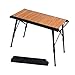 FytStycale Folding Camping Table, Outdoor Table, Lightweight Versatile Folding Table Foldable Table for Camping Patio Outdoor Yard, Wood Grain