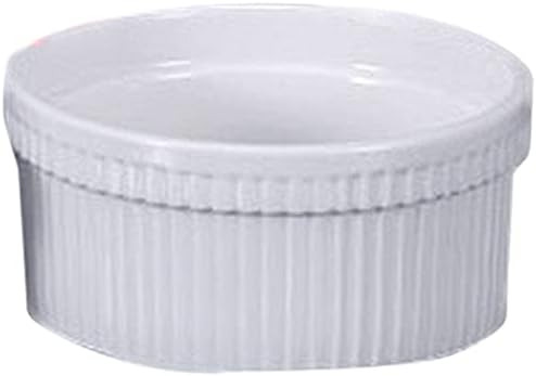 Set of 10 Western Pottery Single Item, Souffle XL (105) (A) 4.1 x 2.4 inches (10.5 x 6 cm), 11.2 fl oz (310 cc), Imported (Restaurant, Commercial Use, Tableware)
