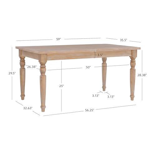 Linon-Dining-Table-Brown Linon Dining Table Brown