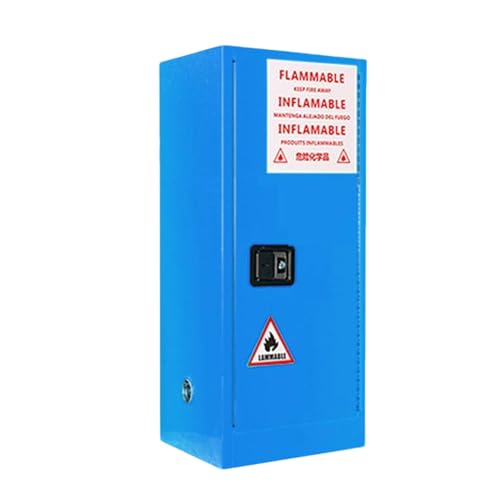 Armario para Almacenamiento de Productos químicos | Armario de Seguridad para líquidos peligrosos y ácidos | Taquilla de Seguridad de Grado Industrial y de Laboratorio