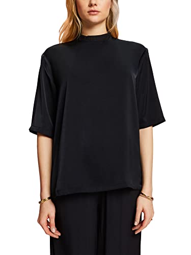 ESPRIT Damen 013EE1F303 Bluse, 001/BLACK, L