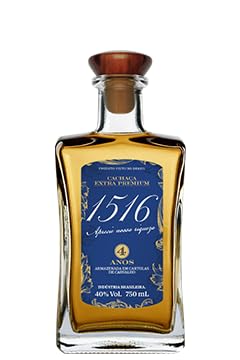 Cachaça 1516, CACHAÇA 1516 OURO EXTRA PREMIUM CARVALHO 4 ANOS
