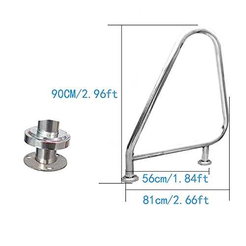 Juego de 2 Barandales para Piscina de Acero Inoxidable miniatura 5