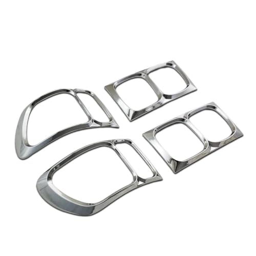 Cubierta luz trasera coche Toyota Ipsum 1996-2001 abs cromado plateado 2