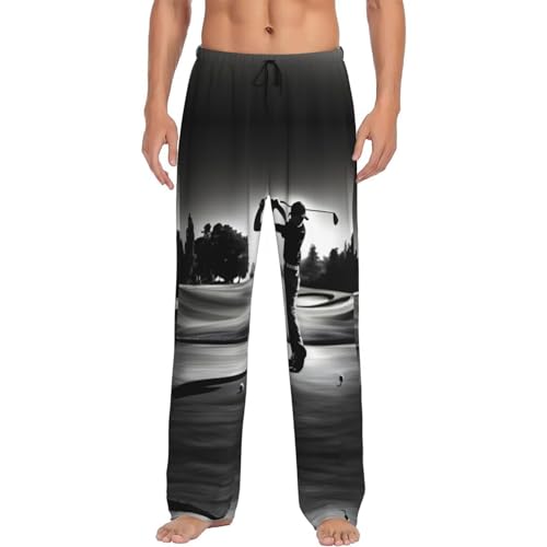 Pantalon de pyjama homme imprimé golf parfait pour vos matins cocooning
