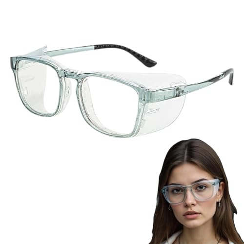 Extended Moisture Chamber Glasses | Hydrating Dry Eye Relief with UV & Blue Light Blocking | Anti-Fog Allergen Barrier for Indoor/Outdoor Use | Unisex Sleek Design (Includes Case & Accessories)