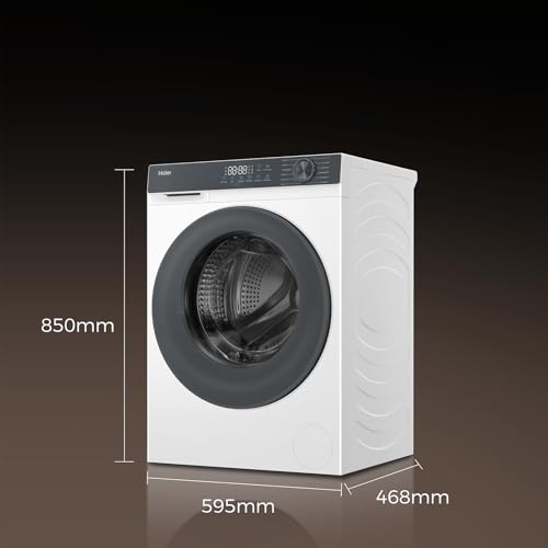 Haier Frontlader Waschmaschine 8kg G3 Serie HW80-BP1427637T | A -20%, 1.400 U/Min., Leiser Inverter-Motor, Automatik- und Expressprogramm, Aquastop-Schlauch, Hygiene-Technologien – Bild 4