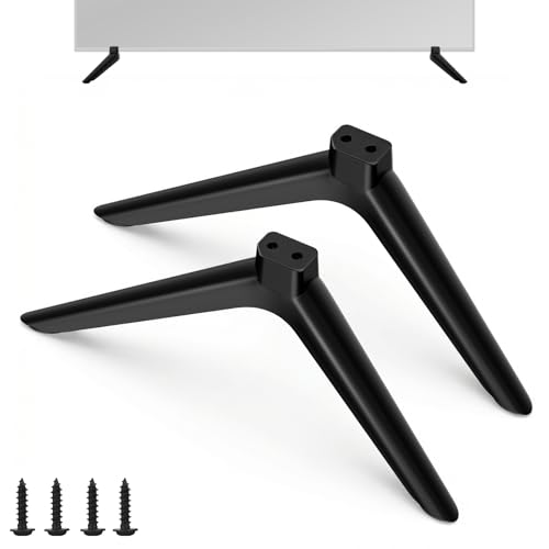TV Stand Legs Exclusive for Onn 100018254 100002458 Roku TV for Onn Roku TV Legs Replacement Stable Tabletop Design Screws and Anti-Slip Feet Pad Included