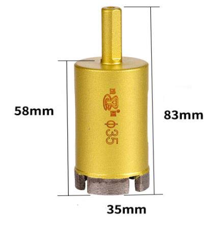 Yaowanguan Diamond Drill Bit Hole Saw Tools for Glass/Tile/Ceramic/Marble/Porcelain/Concrete/Granite Cutting Opening - Image 3