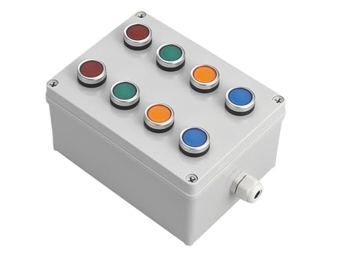 Interrupteur d'arrêt d'urgence et boîte de commande motorisée GUMMMY 8