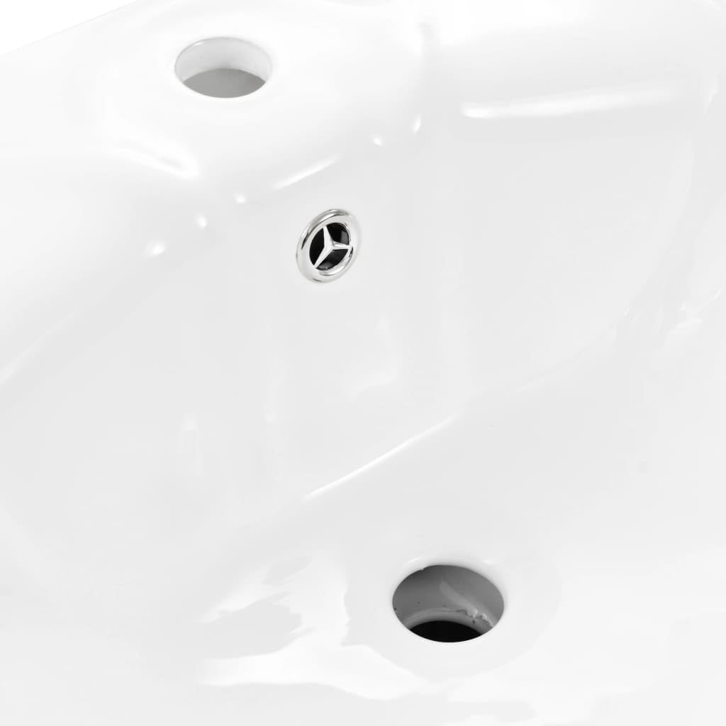 Generico Lavandino a Colonna in Ceramica Bianca 580x510x200 mm,Articoli di ferramenta,Prodotti Idraulici,Articoli Idraulici,Lavandini,Lavandini bagno-143005