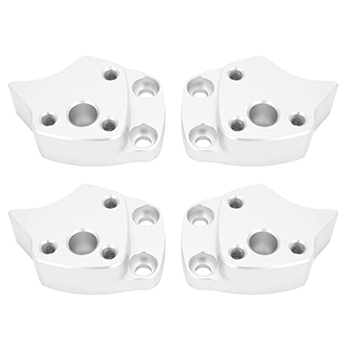 Elevador de manillar de 25 mm para FJR1300 2001-2005 kit de 2 juegos plateado