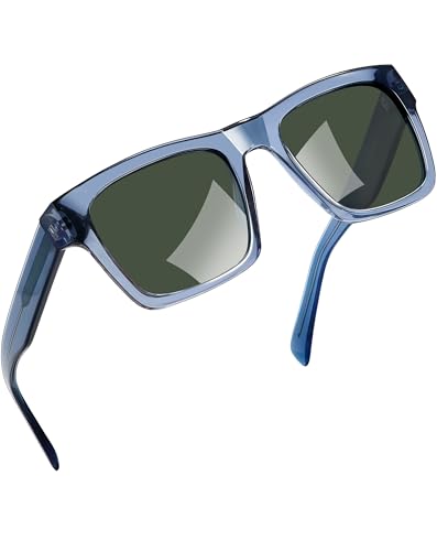 Image of Joopin Acetate Square Sunglasses Men Polarized UV400 Protection Trendy Oversized Sun Glasses Retro Shades Women