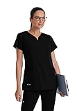 BARCO Grey's Anatomy Scrubs Signature - Callie Scrub Top for Women, Notch Neck Spandex Stretch Women's Scrub Top