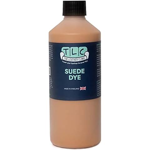 The Leather Clinic Suede Dye Repair Paint | Restore Suede & Nubuck Boots, Shoes, Furniture (Tan, 250ml) Cover