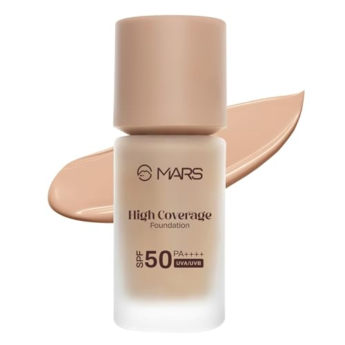 MARS SPF50 PA++++ High Coverage Foundation | Blemish Free & Blend...