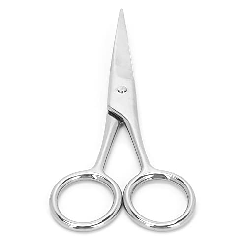 Forbici da barba, comode forbici pratiche per rifinire i baffi in acciaio inossidabile per rifinire la barba(MJ-LF011)