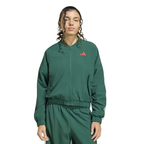 Image of adidas Essentials Women's 3-Stripes Woven Windbreaker Jacket