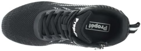 Propet Women's TravelBound Hi Sneakers, Black, 8.5 X-Wide US | Image 3