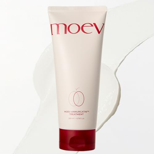 Image of MOEV ANNURCATIN Shampoo and Conditioner Set for Men and Women, Korean Biotin Hair Growth Volumizing Shampoo, Paraben-Free Natural Apple Wash-Off Hair Mask, Rose Thickening for Damaged Hair