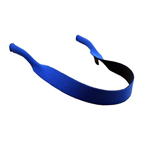 Zchui - Correa para Gafas de Sol, Unisex, Accesorios sólidos, Soporte de Cuerda, Cable, Cadena para el Cuello Antideslizante, Azul (Zafiro), Tamaño Libre