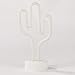 Cactus Neon Sign Night Light Lamp with Holder Base Decorative Marquee Signs Light Battery Operated Wall Decoration for Living Room Bedroom Christmas Party Supplies Kids Toys Birthday Gifts