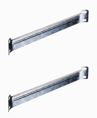 cyclingcolors 2x raidisseur d'angle de lit plat 387mm Acier pour Cadre Latte sommier Meuble support...