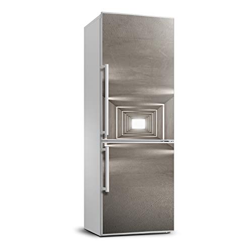 Pegatinas para frigorífico de 70x190 cm Tulup película autoadhesiva vinilo túnel hormigón 2